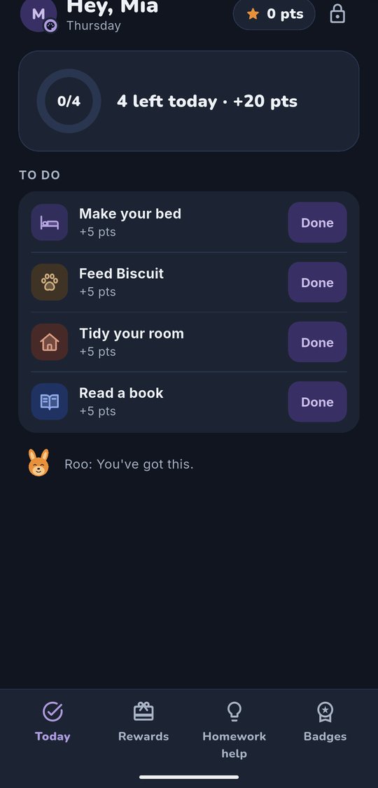 Child mode for ages 12 to 16, with a simpler, grown-up look